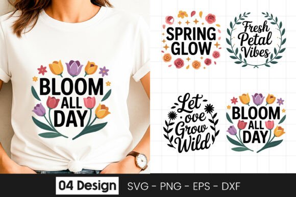 Bloom All Day Graphic for Crafts
