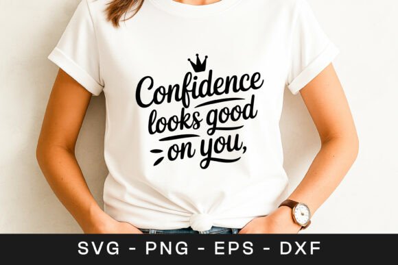 Confidence Looks Good on You Graphics for Crafts