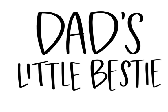 Dad’s Little Bestie Graphics for Crafts