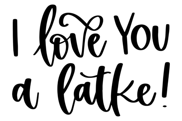 Funny Hanukkah Latke Graphics for Crafts