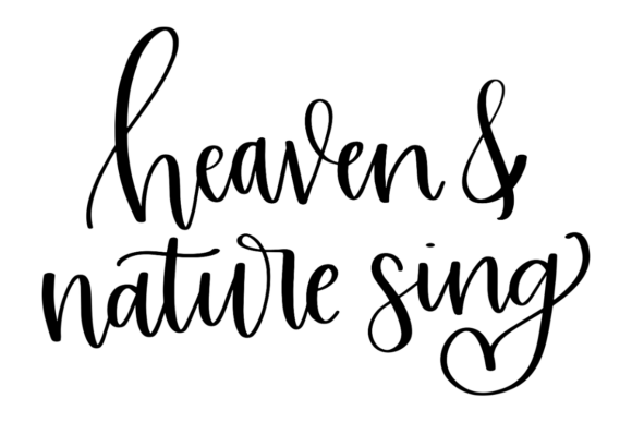 Heaven Nature Sing Graphics for Crafts