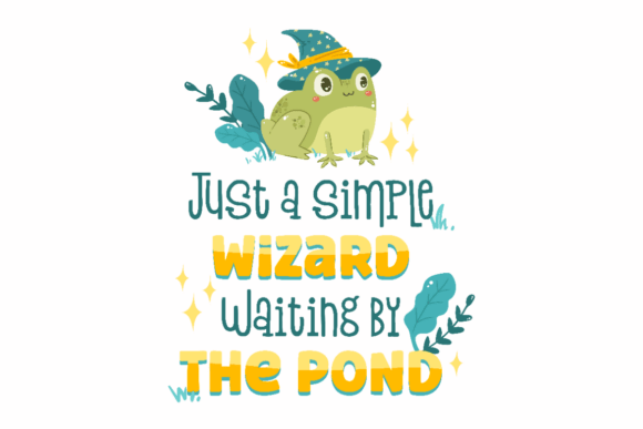 Simple Pond Wizard Graphics for Crafts