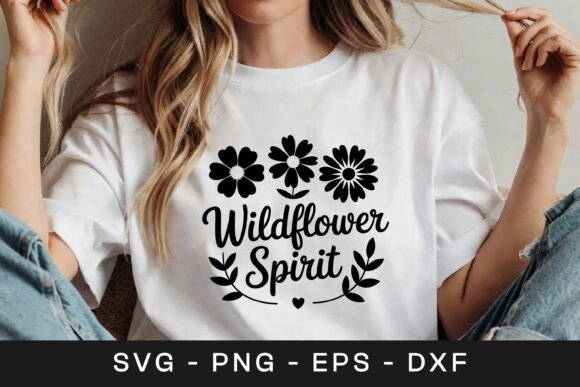 Wildflower Spirit Graphics for Crafts and Branding